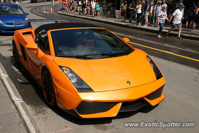 Lamborghini Gallardo spotted in Quebec city, Canada