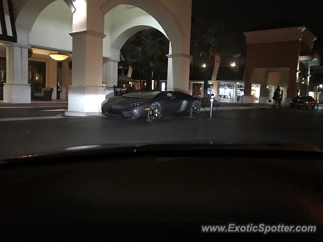 Lamborghini Aventador spotted in Boca Raton, Florida