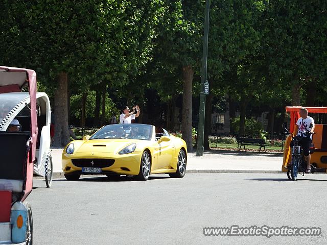 Ferrari California spotted in Paris, France