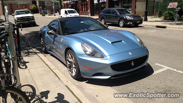 Ferrari California spotted in Madison, Wisconsin