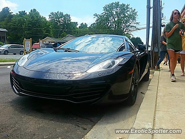 Mclaren MP4-12C spotted in Blue Ridge, Georgia