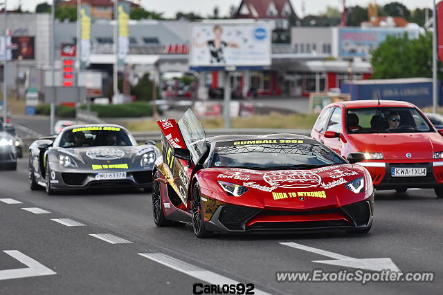 Lamborghini Aventador spotted in Kraków, Poland