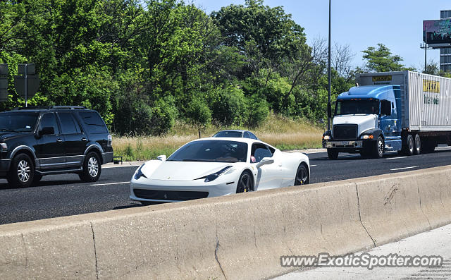 Ferrari 458 Italia spotted in Chicago, Illinois