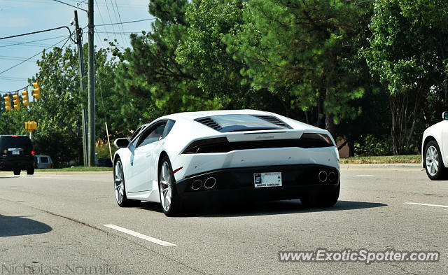 Lamborghini Huracan spotted in Cary, North Carolina