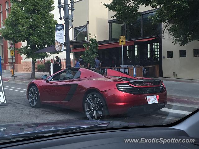 Mclaren MP4-12C spotted in Salt Lake City, Utah