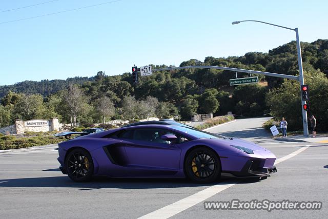 Lamborghini Aventador spotted in Monterey, California