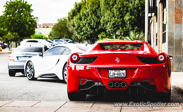 Ferrari 458 Italia spotted in San Antonio, Texas