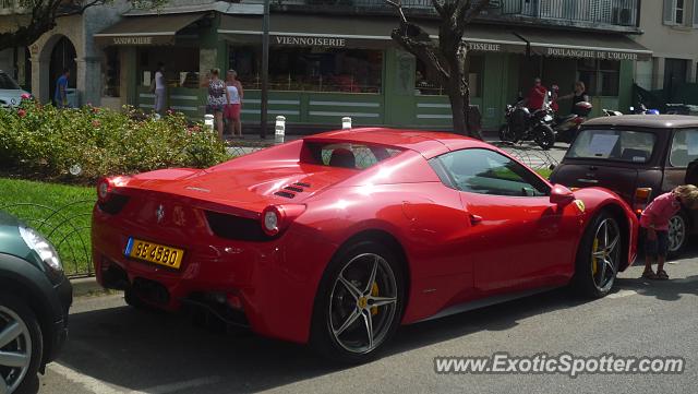 Ferrari 458 Italia spotted in Nice, France