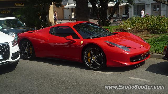 Ferrari 458 Italia spotted in Nice, France