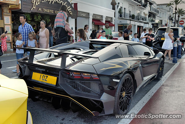 Lamborghini Aventador spotted in Puerto Banus, Spain