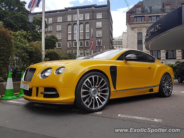 Bentley Continental spotted in London, United Kingdom