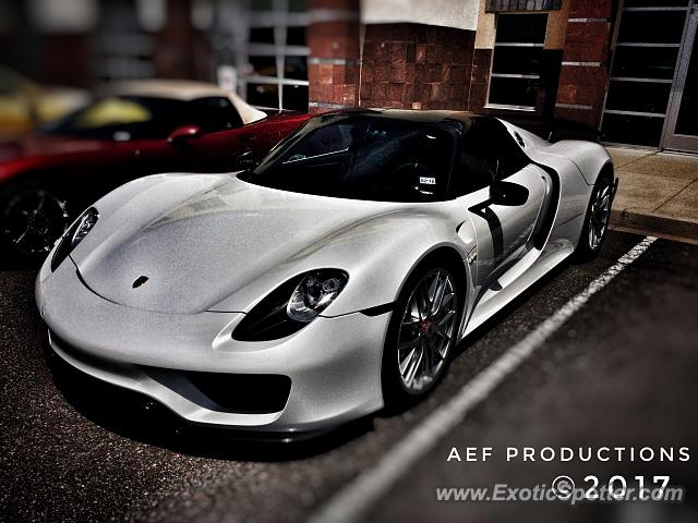 Porsche 918 Spyder spotted in Westminster, Colorado