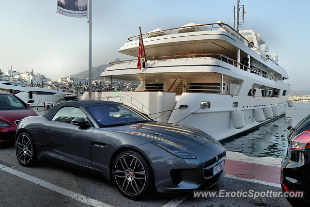 Jaguar F-Type spotted in Puerto Banus, Spain