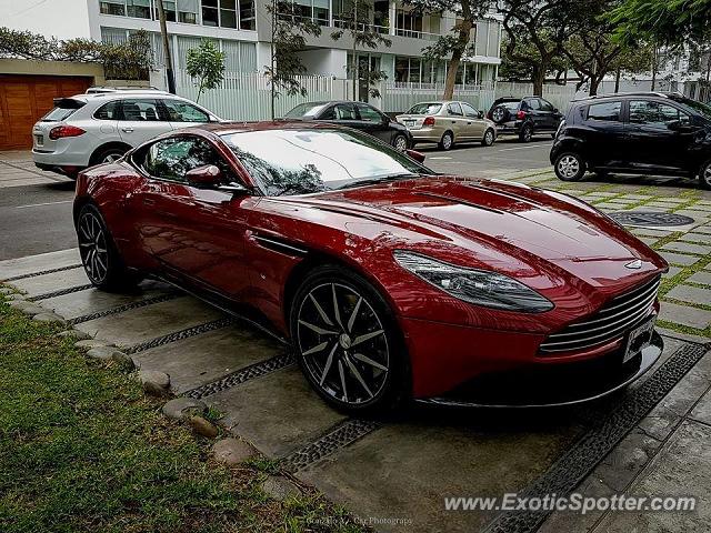 Aston Martin DB11 spotted in Lima, Peru