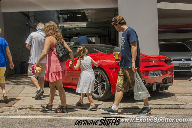 Ferrari 488 GTB spotted in São Paulo, Brazil