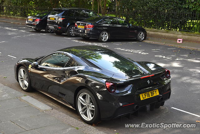 Ferrari 488 GTB spotted in London, United Kingdom