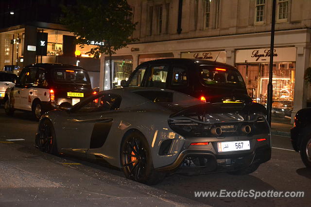 Mclaren 675LT spotted in London, United Kingdom