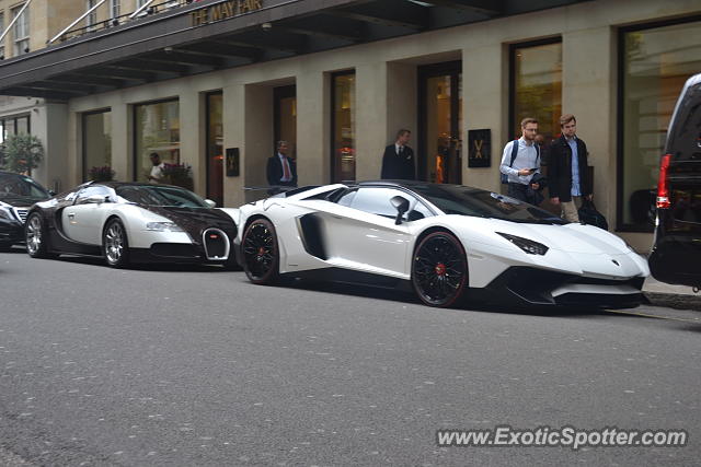 Lamborghini Aventador spotted in London, United Kingdom