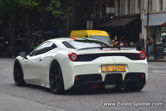 Ferrari 458 Italia spotted in London, United Kingdom