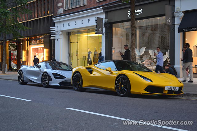 Ferrari 488 GTB spotted in London, United Kingdom