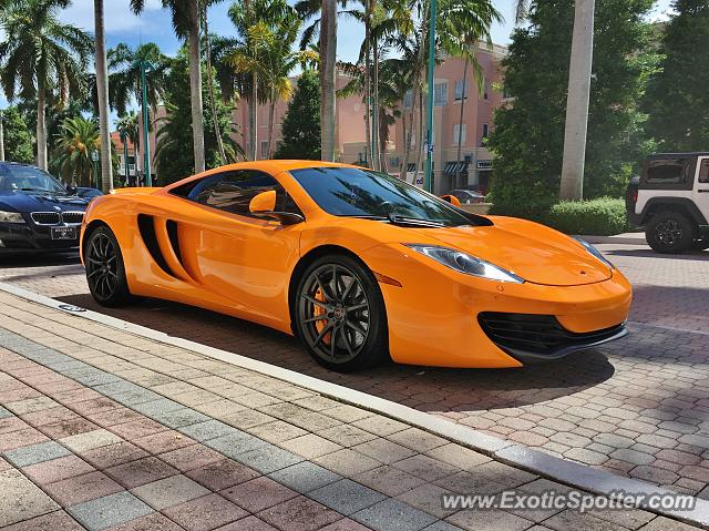 Mclaren MP4-12C spotted in Boca Raton, Florida