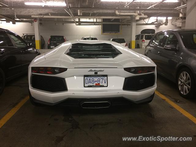 Lamborghini Aventador spotted in Vancouver, Canada