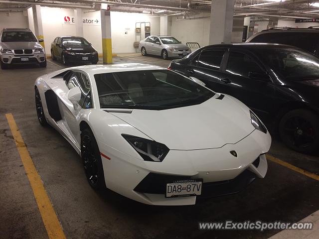 Lamborghini Aventador spotted in Vancouver, Canada