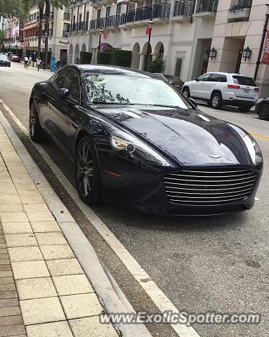 Aston Martin Rapide spotted in West Palm Beach, Florida