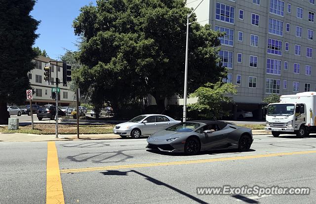 Lamborghini Huracan spotted in San Mateo, California