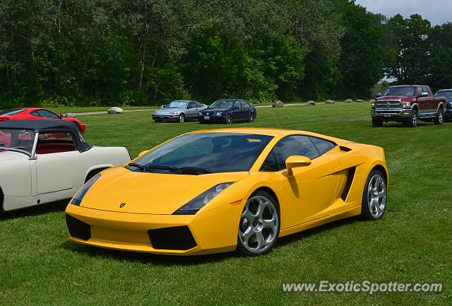 Lamborghini Gallardo spotted in Elkhart Lake, Wisconsin