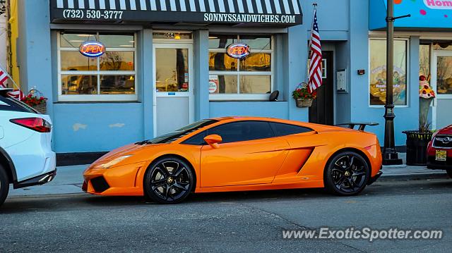 Lamborghini Gallardo spotted in Sea Bright, New Jersey