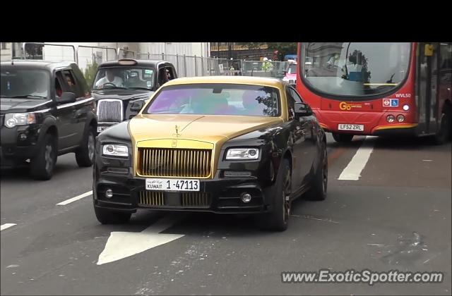 Rolls-Royce Wraith spotted in London, United Kingdom