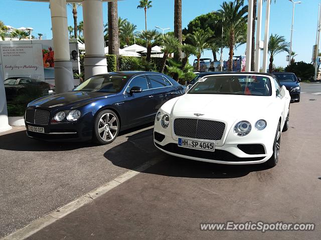 Bentley Continental spotted in Cannes, France