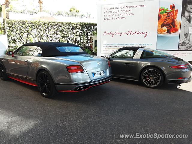 Bentley Continental spotted in Cannes, France