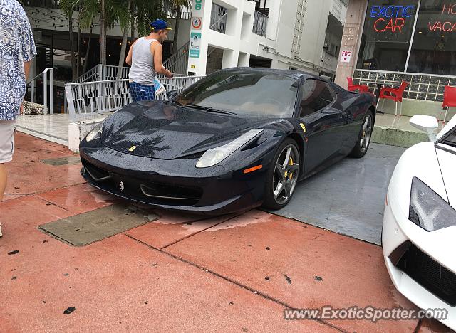 Ferrari 458 Italia spotted in Miami, Florida