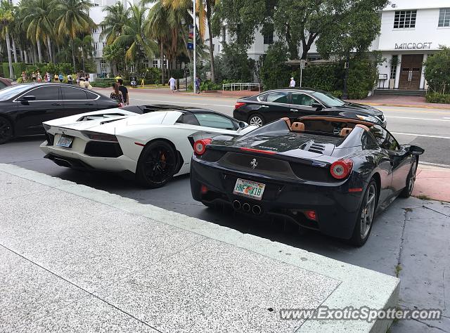 Lamborghini Aventador spotted in Miami, Florida