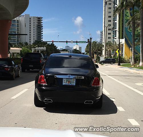 Rolls-Royce Ghost spotted in Miami, Florida