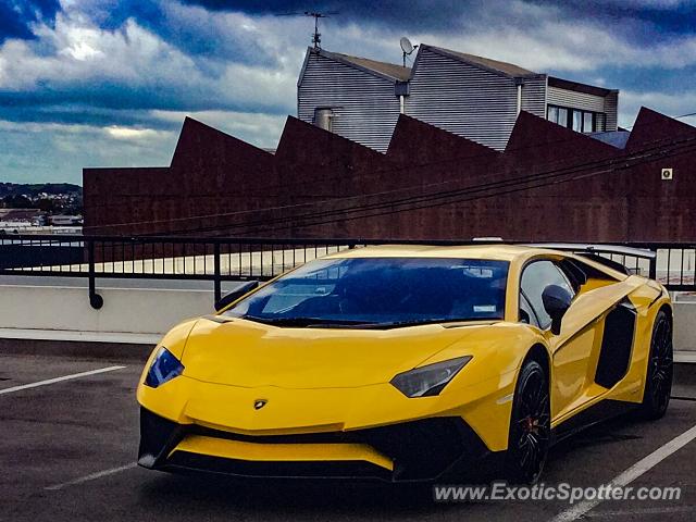 Lamborghini Aventador spotted in Auckland, New Zealand