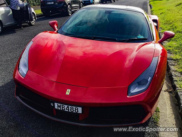 Ferrari 488 GTB spotted in Auckland, New Zealand