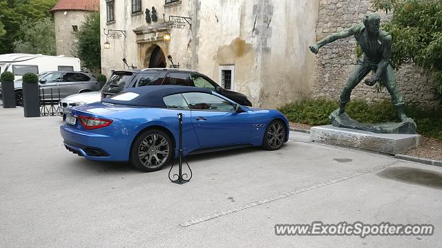 Maserati GranCabrio spotted in Otočec, Slovenia