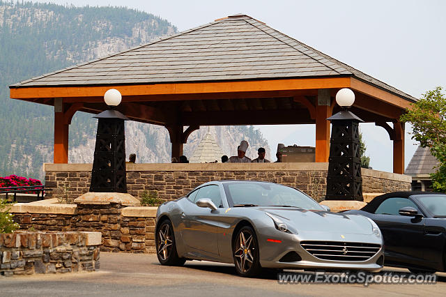 Ferrari California spotted in Banff, Canada