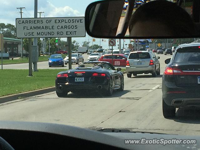 Audi R8 spotted in Sterling Heights, Michigan