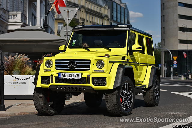 Mercedes 4x4 Squared spotted in Warsaw, Poland