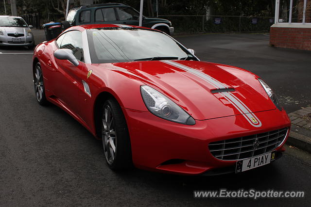 Ferrari California spotted in Auckland, New Zealand