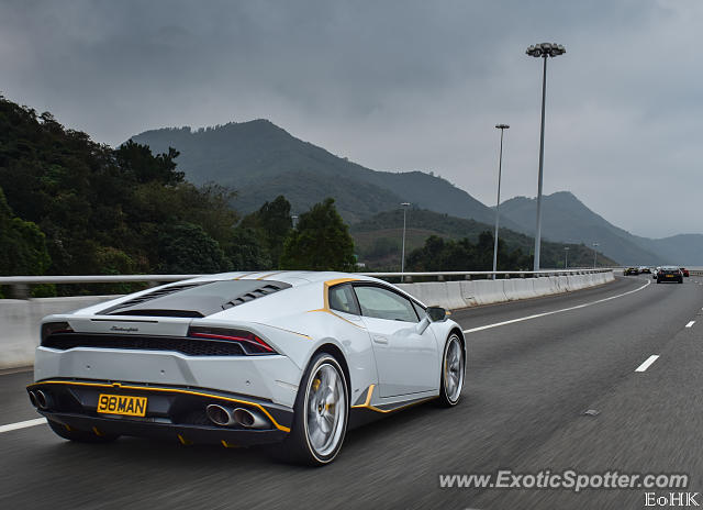 Lamborghini Huracan spotted in Hong Kong, China