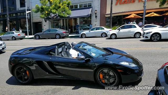 Mclaren MP4-12C spotted in Beverly Hills, California