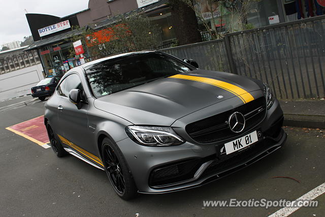 Mercedes C63 AMG Black Series spotted in Auckland, New Zealand