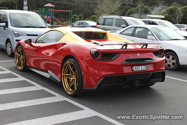 Ferrari 488 GTB spotted in Auckland, New Zealand