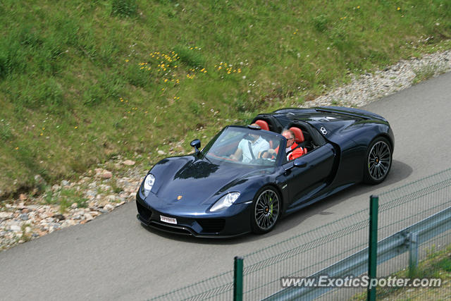 Porsche 918 Spyder spotted in Luik, Belgium