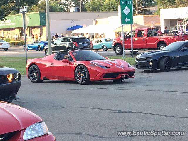Ferrari 458 Italia spotted in Birmingham, Michigan